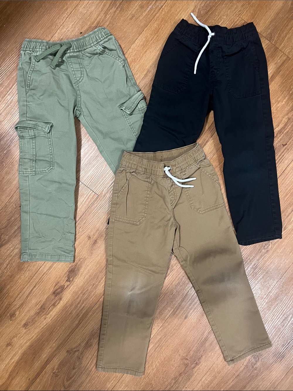 Cat & Jack Kids Cargo Joggers - Olive, Black & Tan